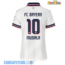 Camisa de time de futebol Bayern Munich Jamal Musiala #10 Replicas 2º Equipamento Feminina 2026-27 Manga Curta